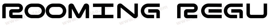 Rooming Regular字体转换